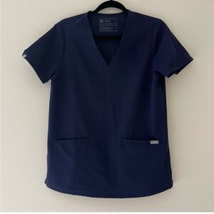 FIGS Technical Collection Navy Blue Women’s Scrub Top S